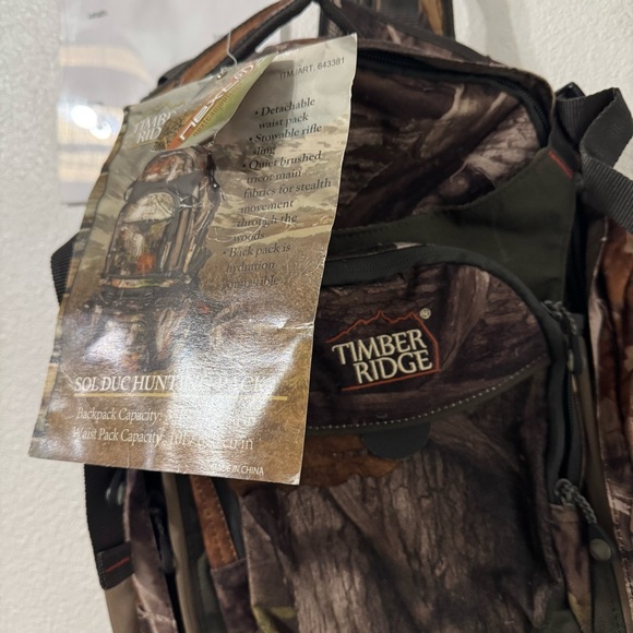 Timber Ridge Hunting Backpack Outdoor‎ NWT - Picture 4 of 5